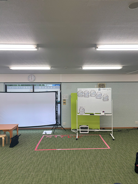 可動式パーテーション工事