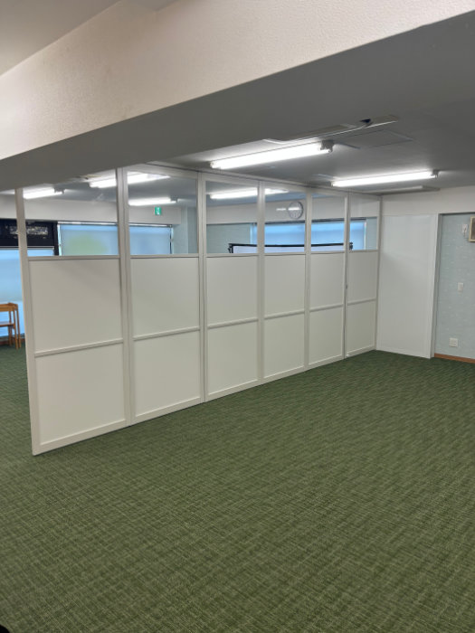可動式パーテーション工事4